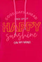 Zwillingsherz Hoodie  💕  " Happy Sunshine "